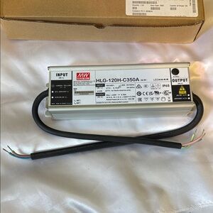 Mean Well Power Supply Driver HLG-120H-24 100-240V 50/60Hz 1.4A